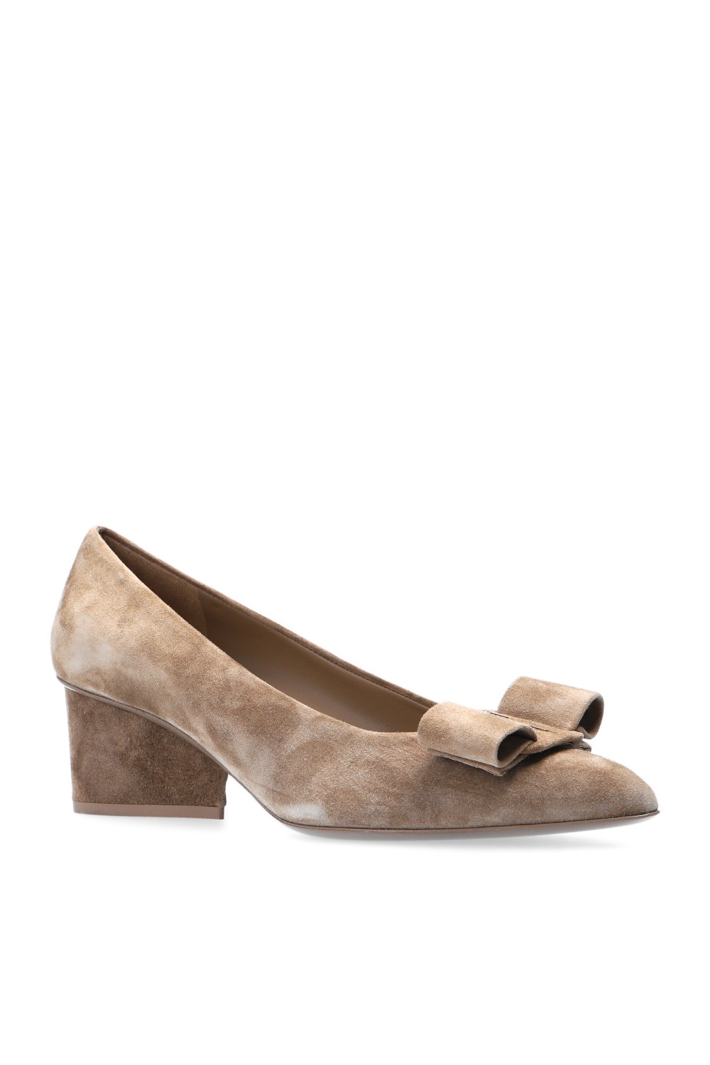 Grey 'Viva' pumps FERRAGAMO - Alevi Alice pumps at Level Shoes